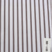 swatch-Matte Striped Stretch Cotton Poplin – Brown & White-Fabric-FabricSight