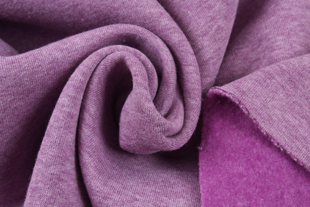 Melange Cotton Brushed Fleece - 13 Colors Available-Roll-FabricSight