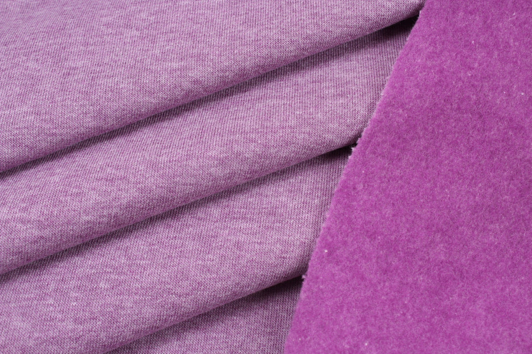 Melange Cotton Brushed Fleece - 13 Colors Available-Roll-FabricSight