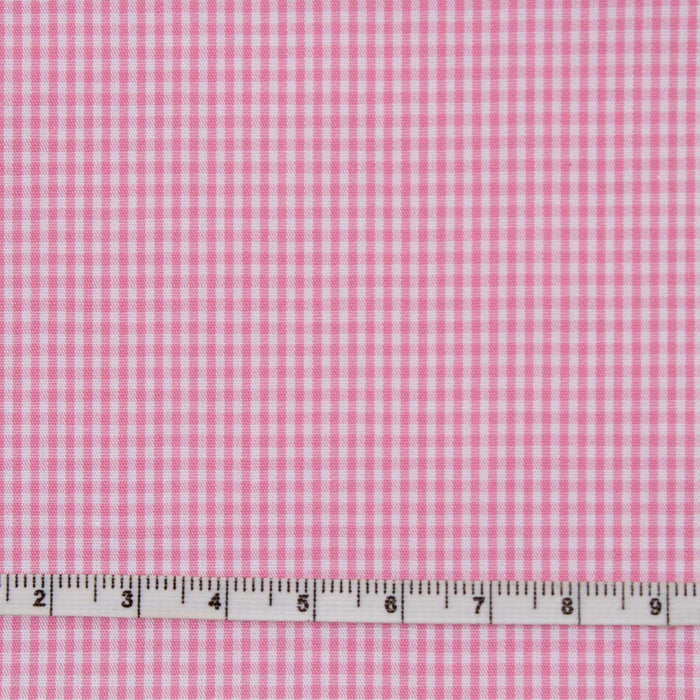 Micro-Vichy Poplin - BCI Cotton - 5 colors stock service-Fabric-FabricSight