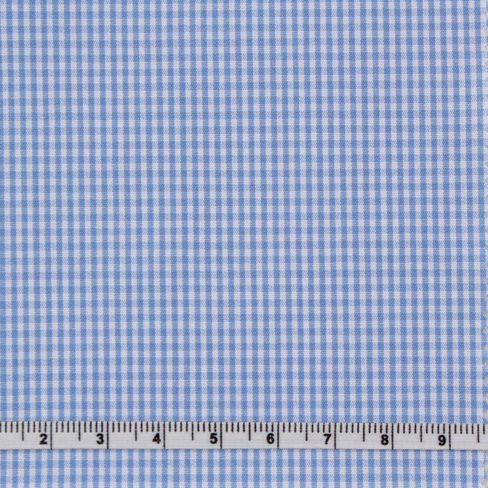 Micro-Vichy Poplin - BCI Cotton - 5 colors stock service-Fabric-FabricSight