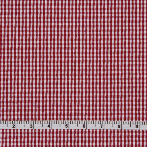 Micro-Vichy Poplin - BCI Cotton - 5 colors stock service-Fabric-FabricSight