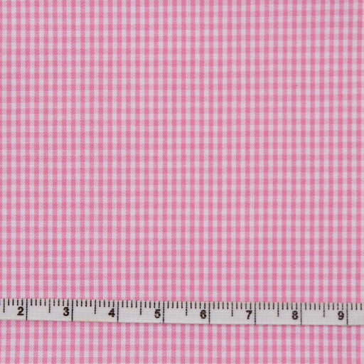 Micro-Vichy Poplin - BCI Cotton - 5 colors stock service-Fabric-FabricSight