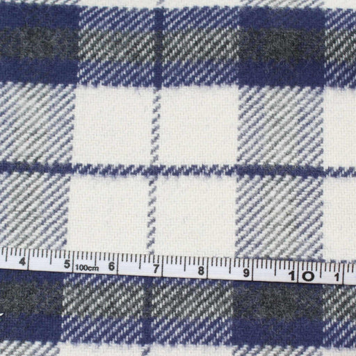 Mid-Weight Cotton Flannel Checks for Over-Shirts and Bottoms-Fabric-FabricSight