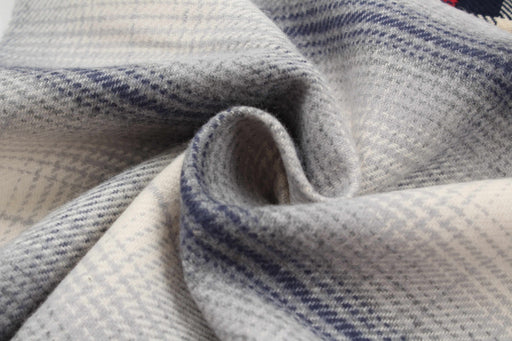 Mid-Weight Cotton Flannel Checks for Over-Shirts and Bottoms-Fabric-FabricSight