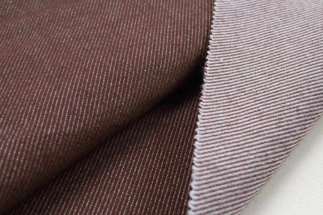Mid-Weight Cotton Flannel Twill for Over-Shirts-Fabric-FabricSight