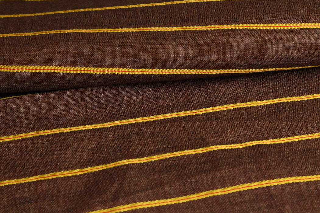 Mid-Weight Linen with Stripes-Fabric-FabricSight