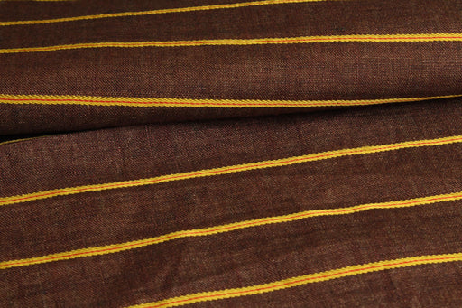 Mid-Weight Linen with Stripes-Fabric-FabricSight