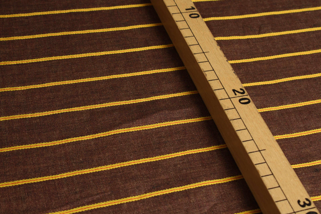 Mid-Weight Linen with Stripes-Fabric-FabricSight