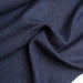 Mid-Weight washed Linen Indigo Blue/Black-Fabric-FabricSight