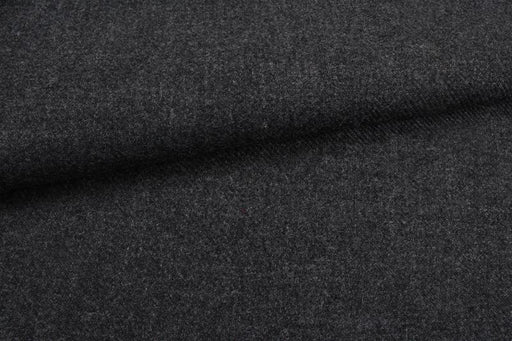Mid-weight Certified Recycled Wool - Dark Grey-Fabric-FabricSight