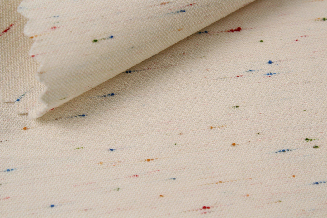 Multicolor Neps Cotton Canvas-Fabric-FabricSight