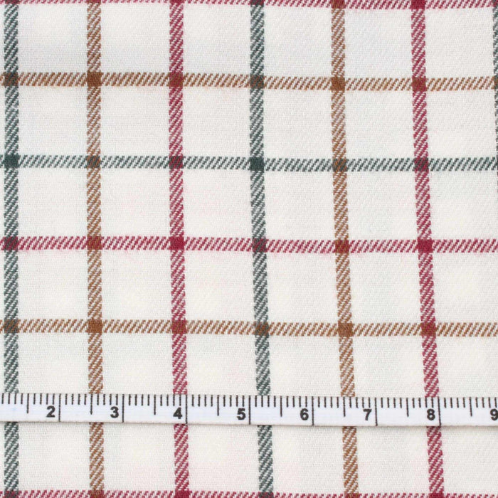 Muticolor Checks Cotton Flannel - 4 Variants Available-Fabric-FabricSight