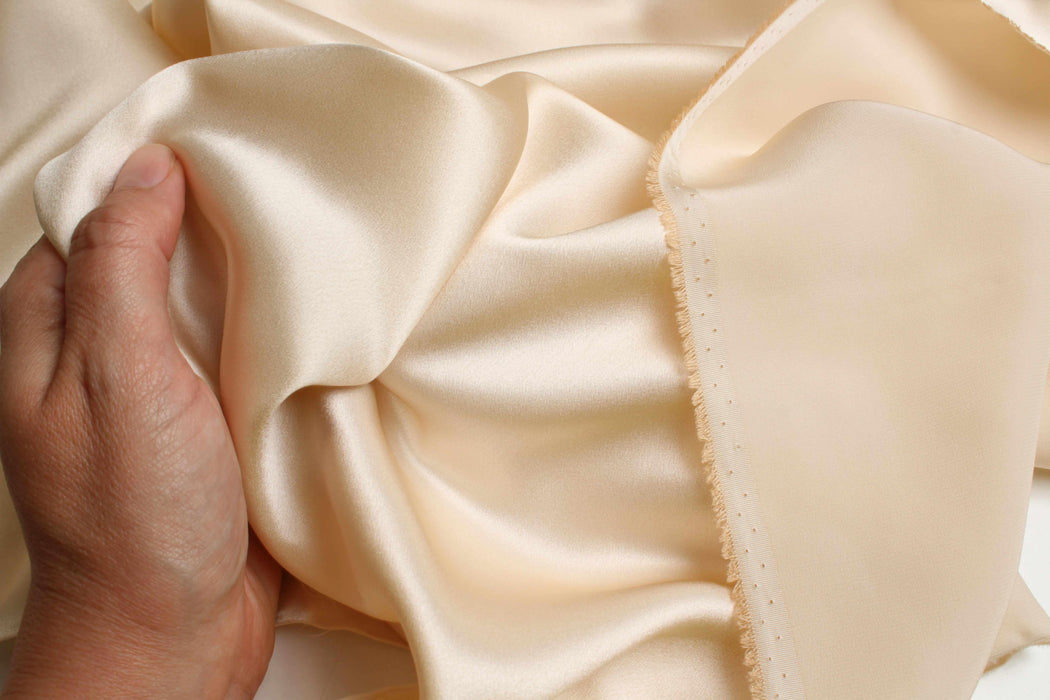 Natural Silk Satin - 19 Momme - 22 Colors Available-Fabric-FabricSight