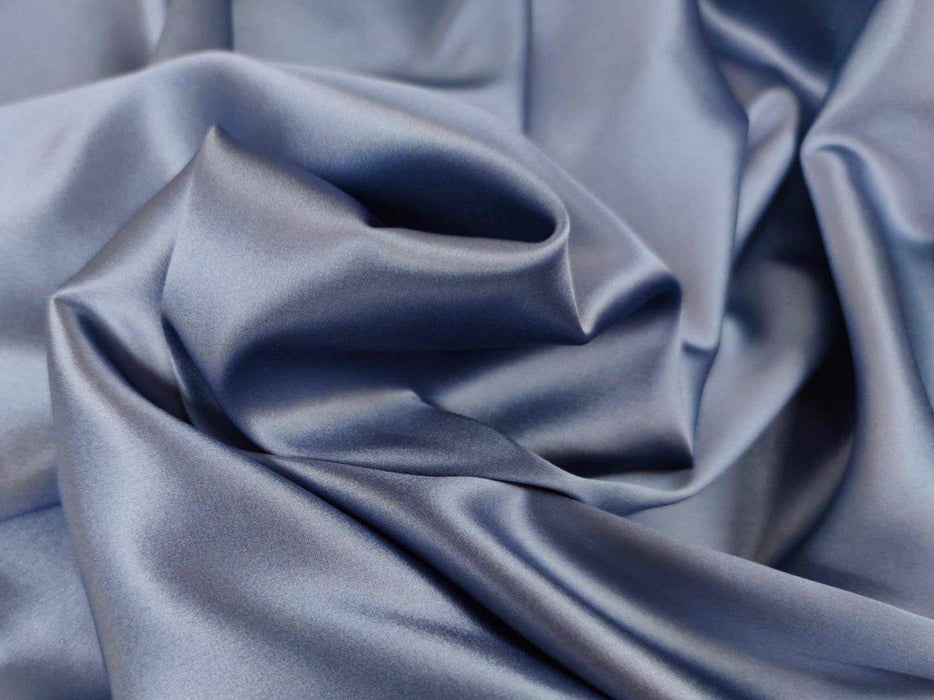 Natural Silk Satin with Elastane - 15 Colors Available-Fabric-FabricSight