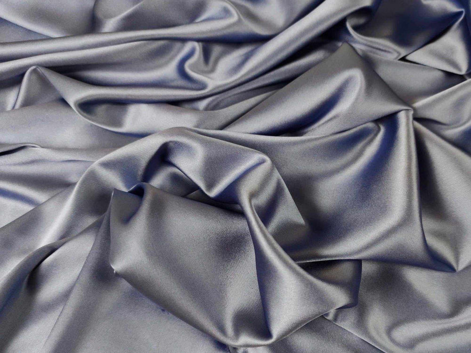Natural Silk Satin with Elastane - 15 Colors Available-Fabric-FabricSight