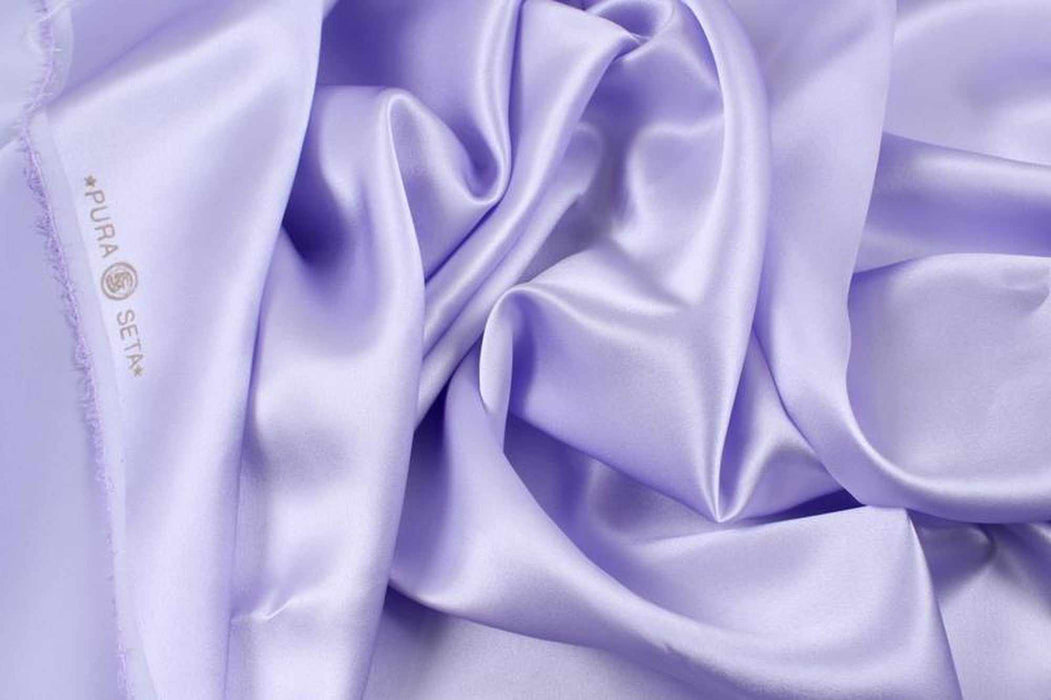 Natural Silk Satin with Elastane - 15 Colors Available-Fabric-FabricSight