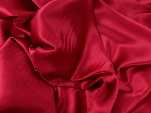 Natural Silk Satin with Elastane - 15 Colors Available-Fabric-FabricSight