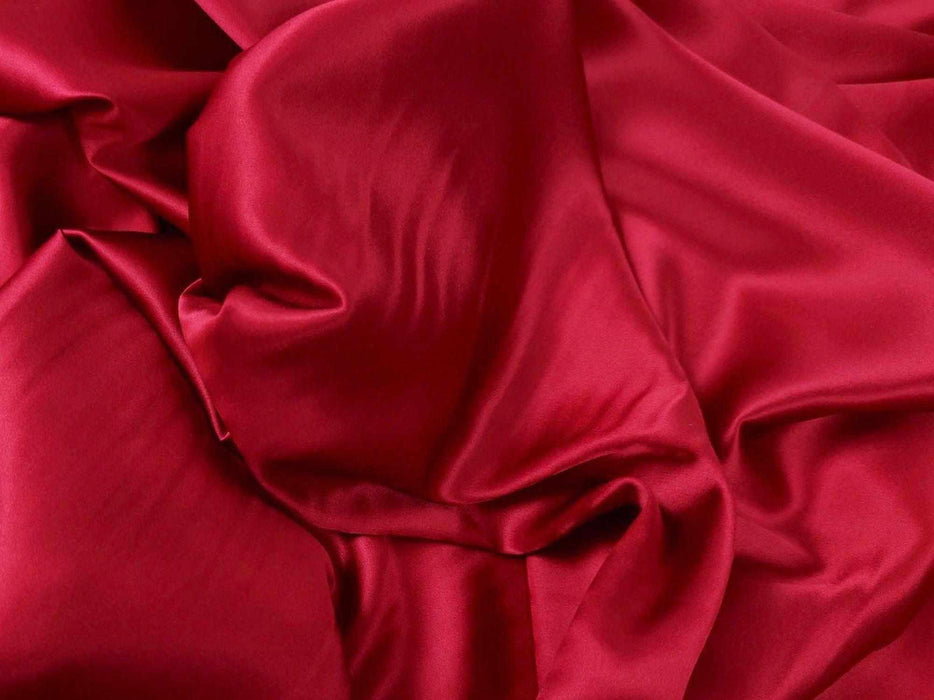 Natural Silk Satin with Elastane - 15 Colors Available-Fabric-FabricSight