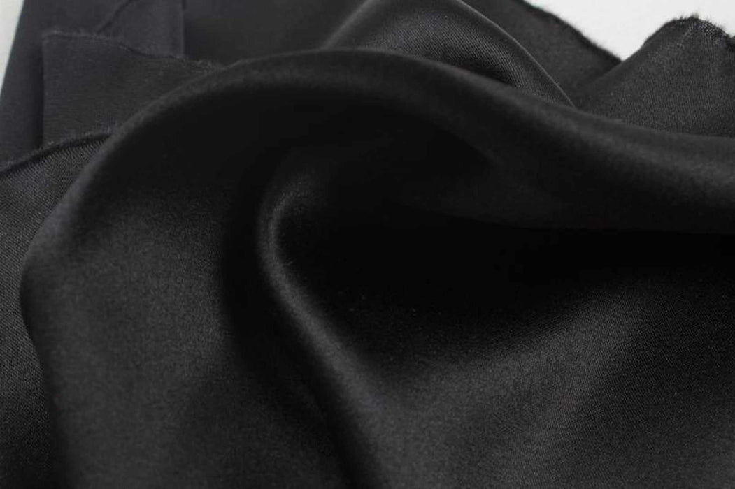 Natural Silk Satin with Elastane - 15 Colors Available-Fabric-FabricSight