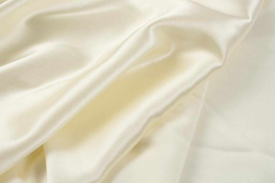 Natural Silk Satin with Elastane - 15 Colors Available-Fabric-FabricSight