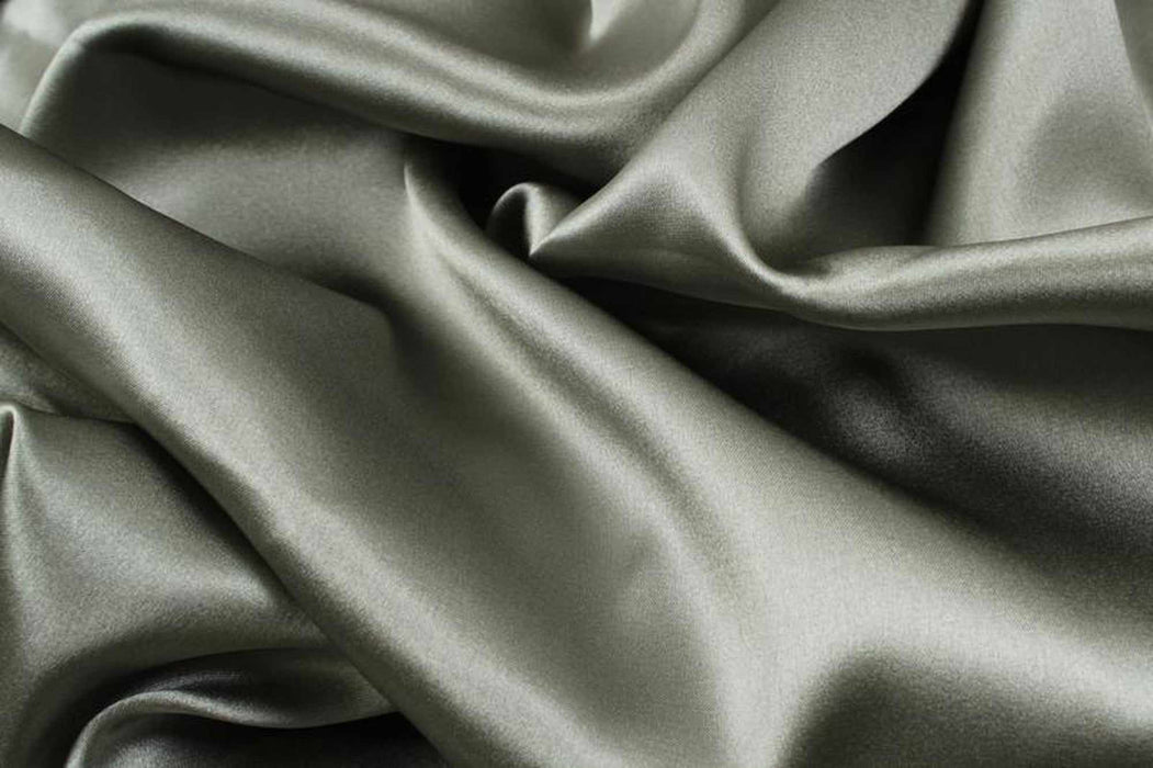 Natural Silk Satin with Elastane - 15 Colors Available-Fabric-FabricSight
