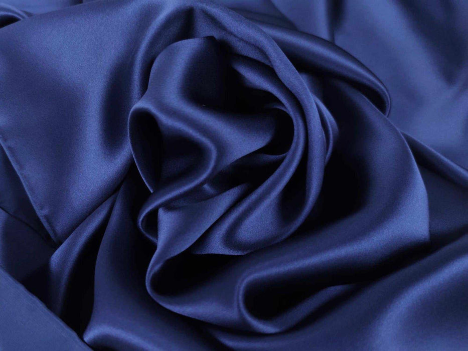 Natural Silk Satin with Elastane - 15 Colors Available-Fabric-FabricSight