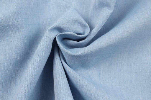 ORGANIC COTTON POPLIN - ANTI-BACTERIAL & HYDROPHOBIC FINISHING - Grey Melange-Fabric-FabricSight