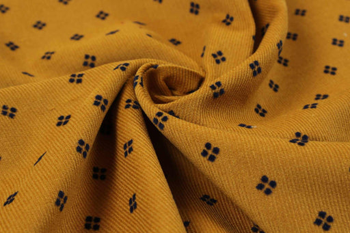 Organic Cotton Baby Corduroy - Flock Print-Fabric-FabricSight