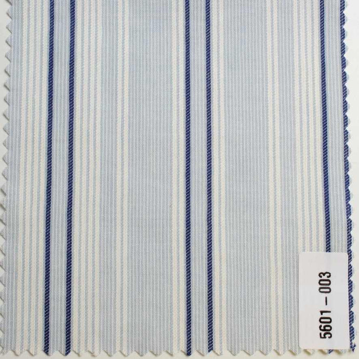Organic Cotton Barré Stripe Shirting – Yarn Dyed – 9 Variants – Reorderable-Fabric-FabricSight