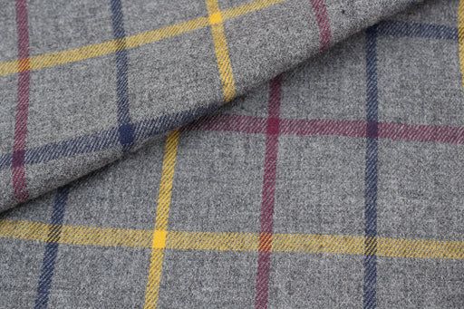 Organic Cotton Brushed Flannel for Shirts - Checks-Fabric-FabricSight