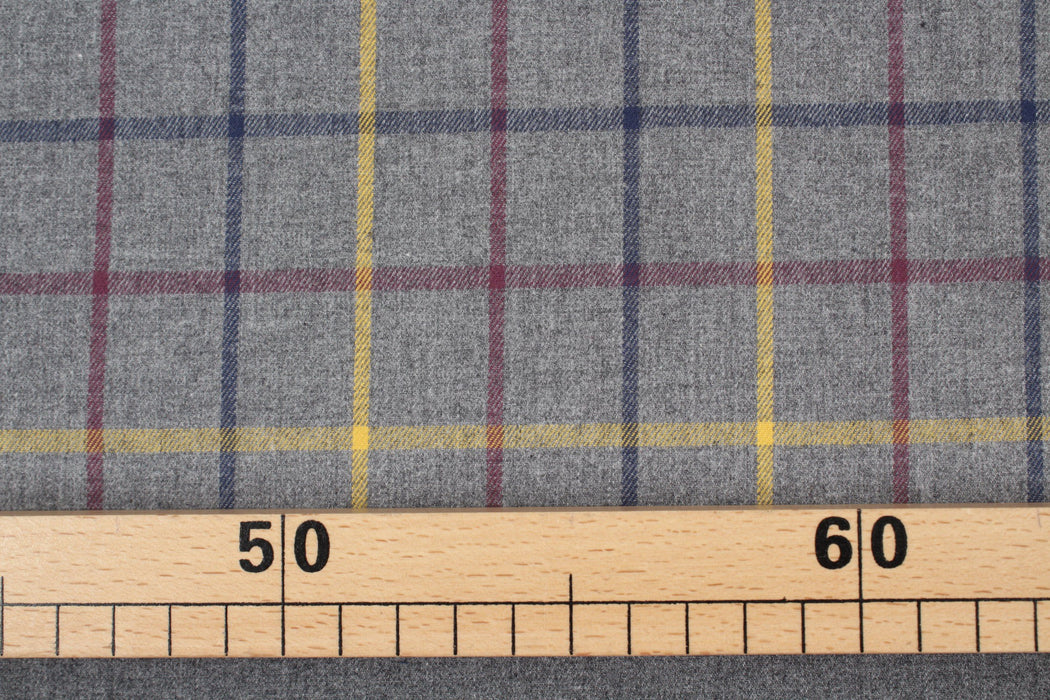 Organic Cotton Brushed Flannel for Shirts - Checks-Fabric-FabricSight