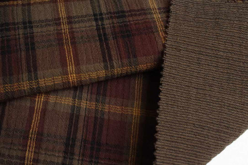 Organic Cotton Double Gauze – Checks-Fabric-FabricSight