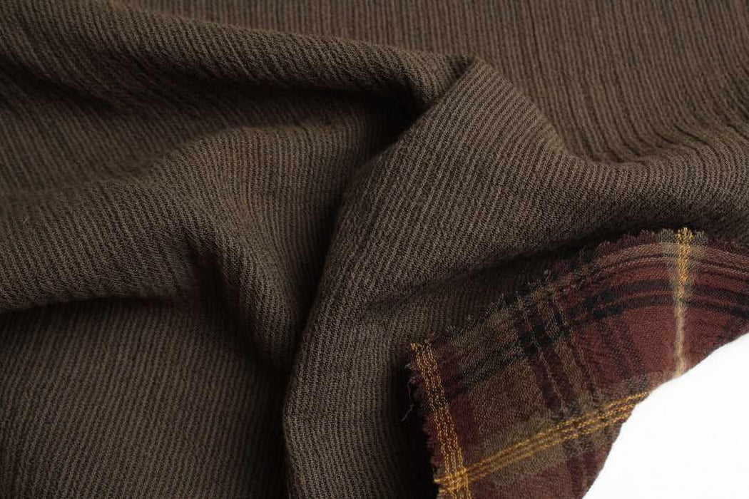 Organic Cotton Double Gauze – Checks-Fabric-FabricSight