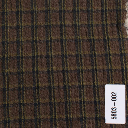 Organic Cotton Double Gauze – Checks-Fabric-FabricSight