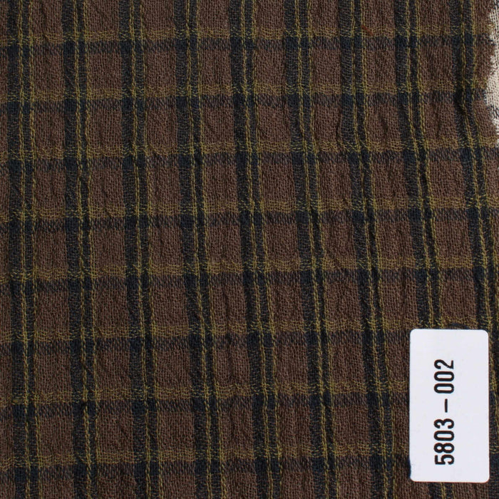 Organic Cotton Double Gauze – Checks-Fabric-FabricSight