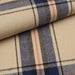Organic Cotton Flannel Shirting - Beige / Blue Checks-Fabric-FabricSight