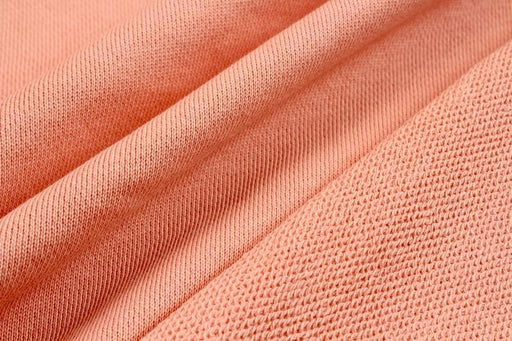 Organic Cotton Fleece, Soft touch - Coral-Fabric-FabricSight