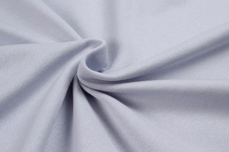 Organic Cotton Fleece, Soft touch - Light Blue-Fabric-FabricSight
