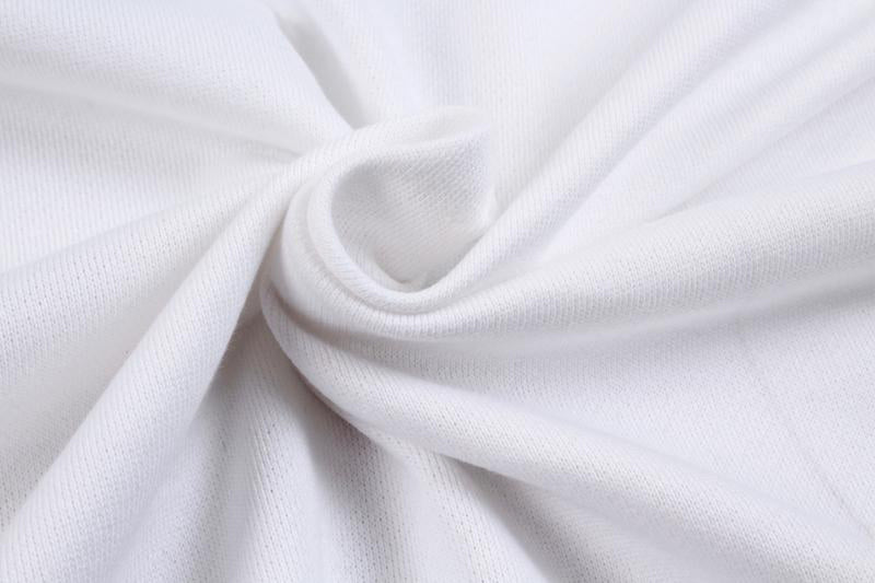 Organic Cotton Fleece, Soft touch - White-Fabric-FabricSight