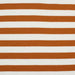Organic Cotton Jersey - Umber Brown Stripes-Fabric-FabricSight