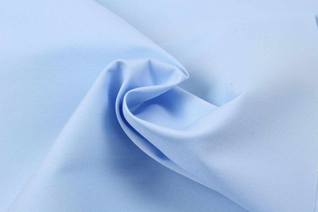 Organic Cotton Light Gabardine Twill – Light Blue - Remnant-Remnant-FabricSight