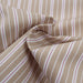 Organic Cotton Poplin Stripes - Beige - 3 Variants Available-Fabric-FabricSight