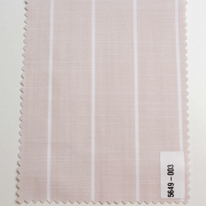 Swatch-Organic Cotton Slub Stripes Shirting-Fabric-FabricSight