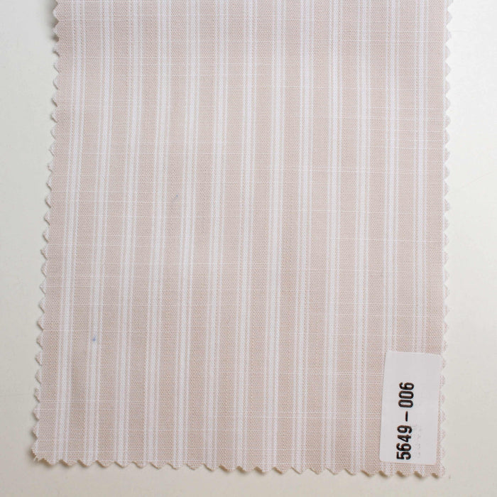 Swatch-Organic Cotton Slub Stripes Shirting-Fabric-FabricSight