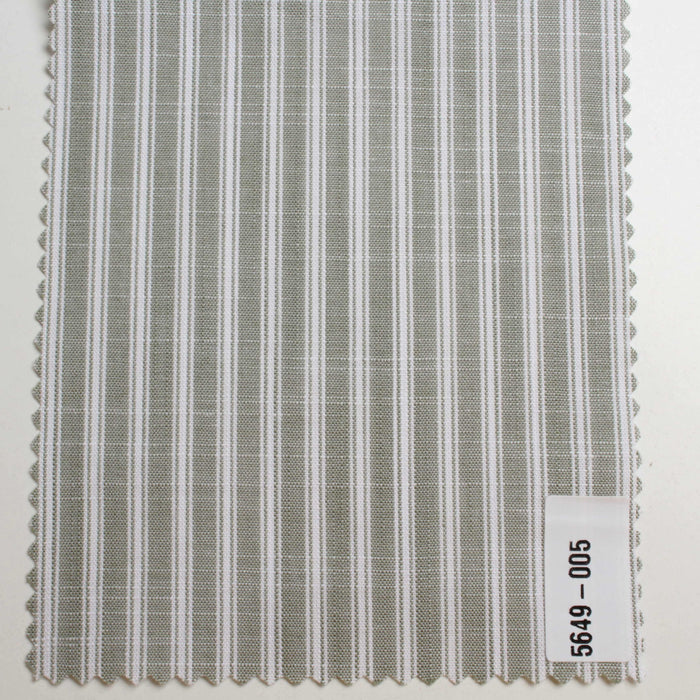 Swatch-Organic Cotton Slub Stripes Shirting-Fabric-FabricSight
