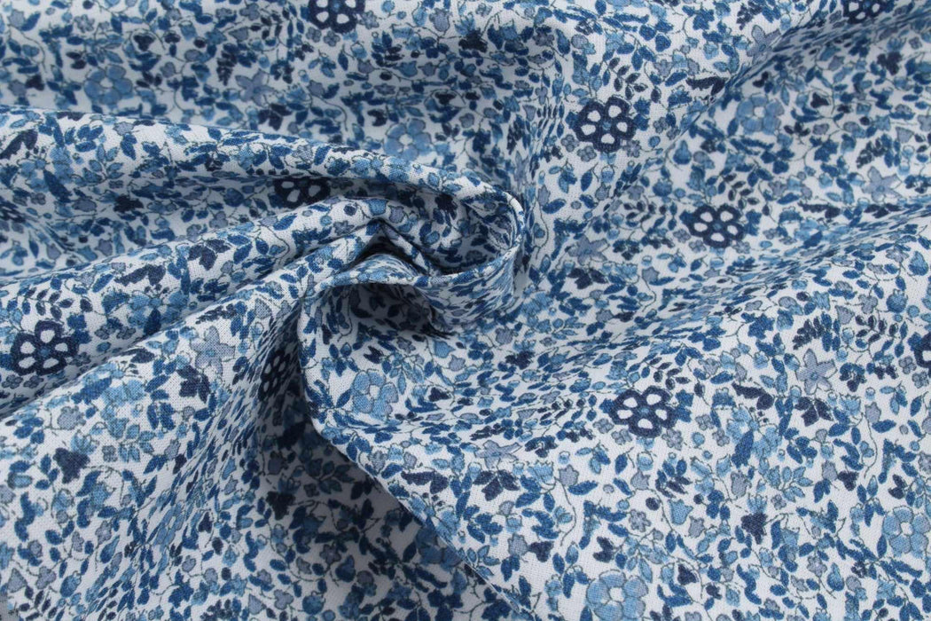 Organic Cotton Voile - Ditsy Floral Print (5 Designs Available)-Fabric-FabricSight