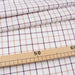 Organic Cotton Windowpane Twill Shirting-Fabric-FabricSight