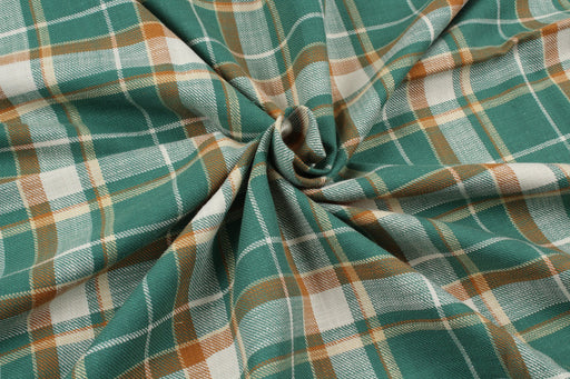 Overshirts Cotton Fabric - Checks (Remnant 0.90 Mts)-Remnant-FabricSight