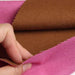 Pink & Brown Double-Face Wool & Silk Flannel – Italian Designer Stock-Fabric-FabricSight